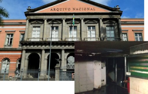O prédio do Arquivo Nacional, no Rio