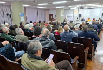 Ato de homenagem a Vladimir Sacchetta no Sindicato dos Jornalistas de São Paulo em 15 de junho de 2026
