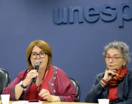 Bárbara Corrales (esq.) e Lúcia Pinheiro, de Cemap-Interludium