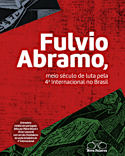 Capa do livro “Fulvio Abramo, meio século de luta pela 4ª Internacional”