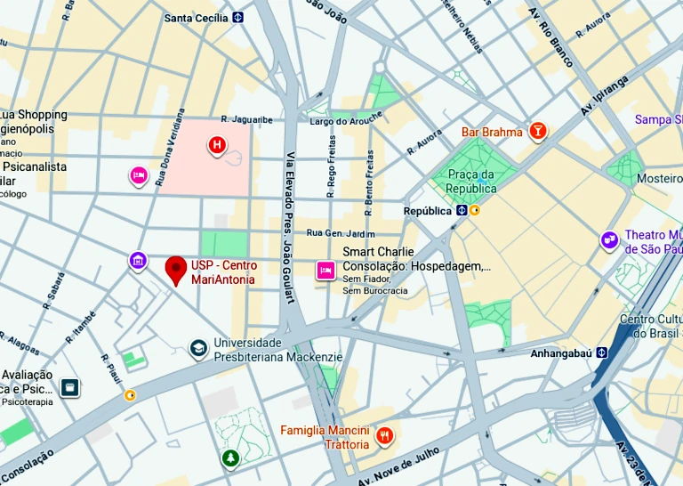 Mapa de localização do Centro MariAntonia, googlemaps