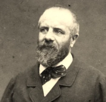 O militante anarquista Eugène Pottier por volta de 1870