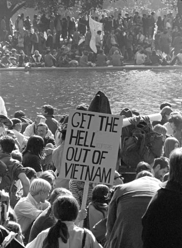 Marcha contra a guerra do Vietnã em Washington