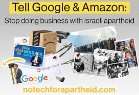 Campanha No Tech For Apartheid
