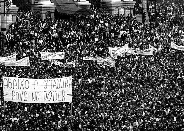 Passeata dos 100 mil, no Rio, 1968
