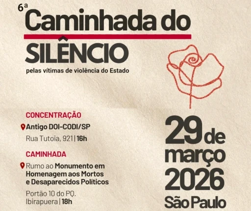 Cartaz da 6ª Caminhada do Silêncio